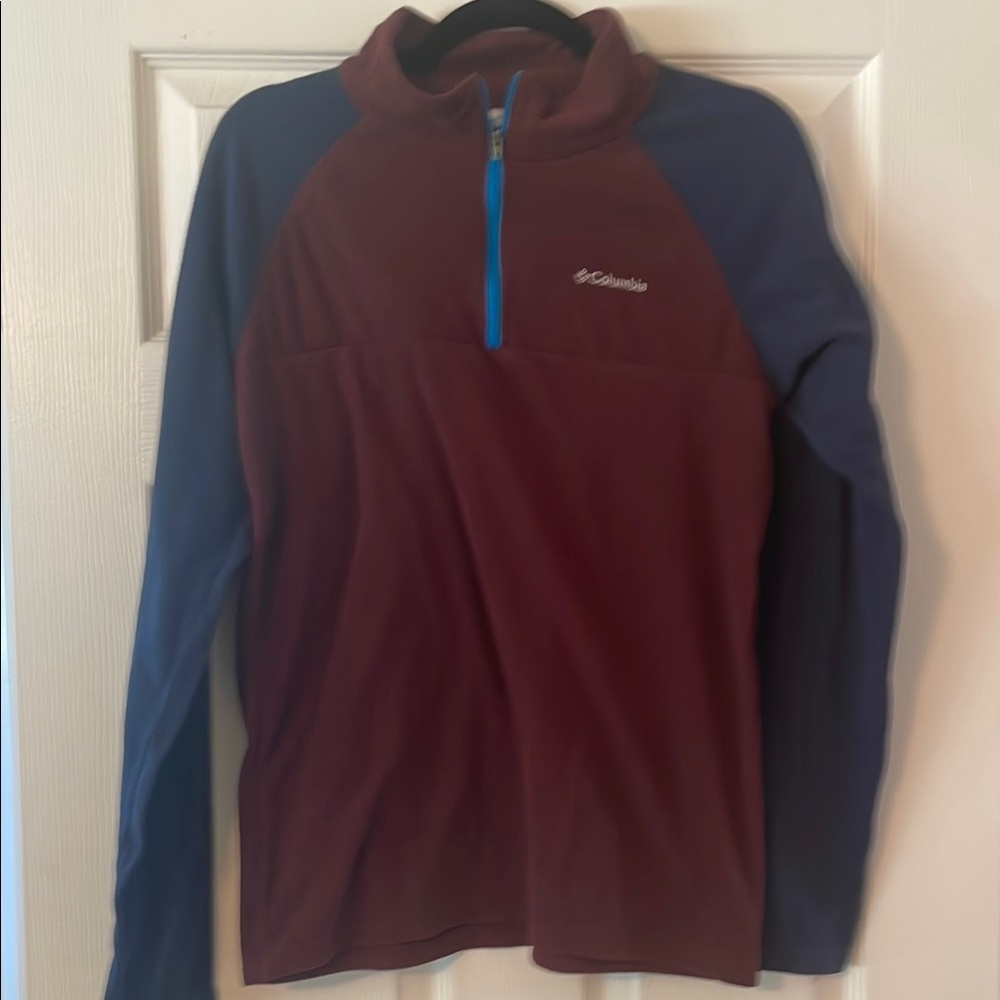 Columbia Maroon and Navy Kids Sweatshirt